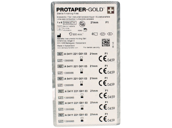 PROTAPER Gold F1 21mm 6szt.
